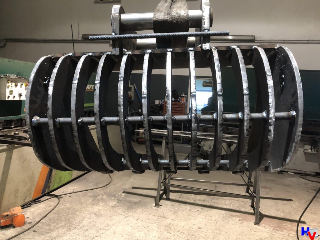 Reparación de cazo para pala.